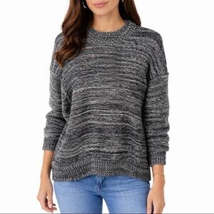 [UGG] Textured Gray Mesh Sweater